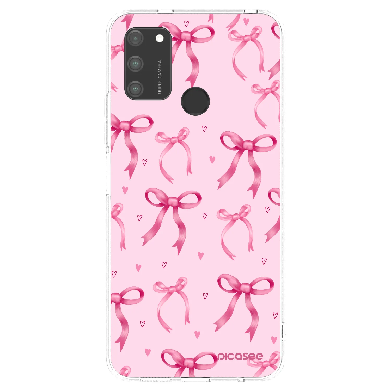 Picasee silikonový průhledný obal pro Honor 9A - Bow Aesthetic