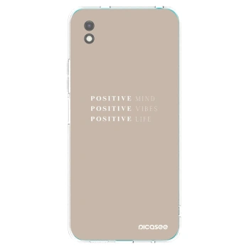 Picasee silikonový černý obal pro Xiaomi Redmi 9A - Positive Vibes