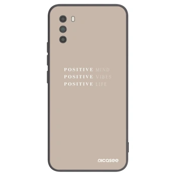 Picasee silikonový černý obal pro Xiaomi Poco M3 - Positive Vibes