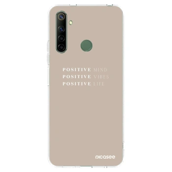 Picasee silikonový průhledný obal pro Realme 6i - Positive Vibes