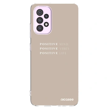 Picasee silikonový průhledný obal pro Samsung Galaxy A32 5G A326B - Positive Vibes