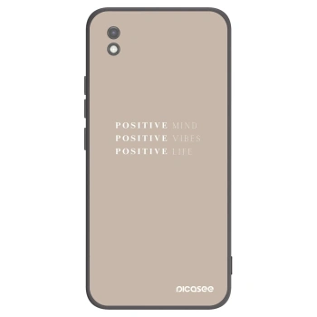 Picasee silikonový černý obal pro Xiaomi Redmi 9AT - Positive Vibes