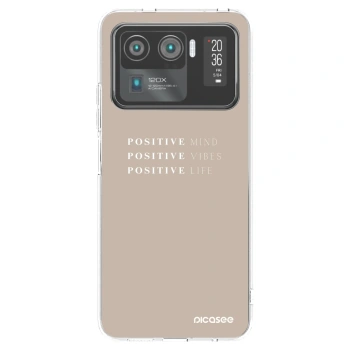 Picasee silikonový průhledný obal pro Xiaomi Mi 11 Ultra - Positive Vibes