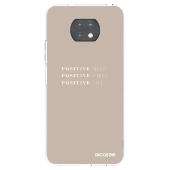 Picasee silikonový průhledný obal pro Xiaomi Redmi Note 9T - Positive Vibes