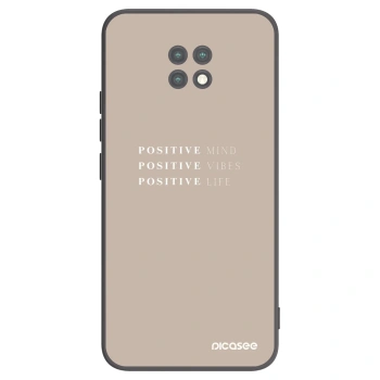 Picasee silikonový černý obal pro Xiaomi Redmi Note 9T - Positive Vibes