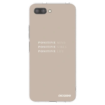 Picasee silikonový průhledný obal pro Honor 10 - Positive Vibes