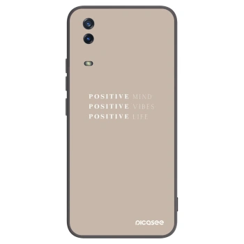 Picasee silikonový černý obal pro Vivo Y11s - Positive Vibes