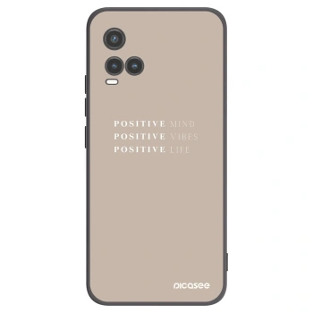Picasee silikonový černý obal pro Vivo Y33s - Positive Vibes