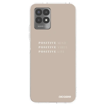 Picasee silikonový průhledný obal pro Realme 8i - Positive Vibes