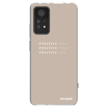 Picasee silikonový průhledný obal pro Xiaomi Redmi Note 11 Pro 5G - Positive Vibes