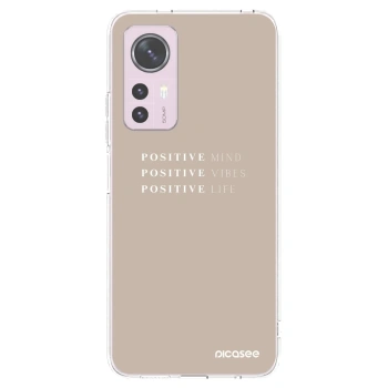 Picasee silikonový průhledný obal pro Xiaomi 12 - Positive Vibes