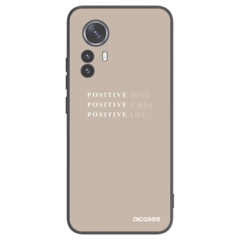 Picasee silikonový černý obal pro Xiaomi 12 Pro - Positive Vibes