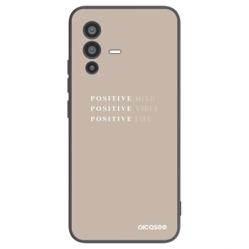 Picasee silikonový černý obal pro Vivo V23 5G - Positive Vibes