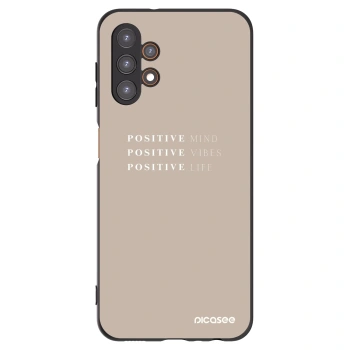 Picasee silikonový černý obal pro Samsung Galaxy A13 4G A135 - Positive Vibes