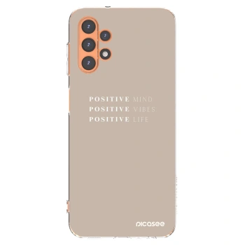 Picasee silikonový průhledný obal pro Samsung Galaxy A13 4G A135 - Positive Vibes