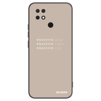Picasee silikonový černý obal pro Xiaomi Redmi 10C - Positive Vibes