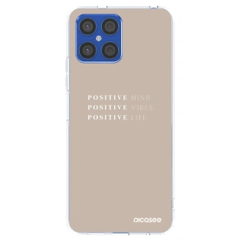 Picasee silikonový průhledný obal pro Honor X8 4G - Positive Vibes