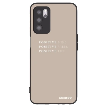 Picasee silikonový černý obal pro OPPO A16s - Positive Vibes
