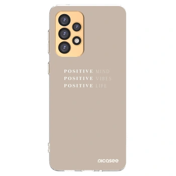 Picasee silikonový průhledný obal pro Samsung Galaxy A33 5G A336 - Positive Vibes