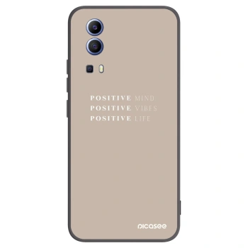 Picasee silikonový černý obal pro Vivo Y52 5G - Positive Vibes