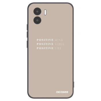 Picasee silikonový černý obal pro Xiaomi Redmi A1 - Positive Vibes