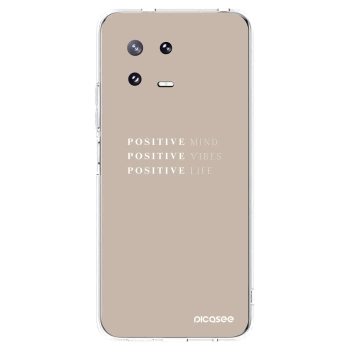 Picasee silikonový průhledný obal pro Xiaomi 13 Pro - Positive Vibes