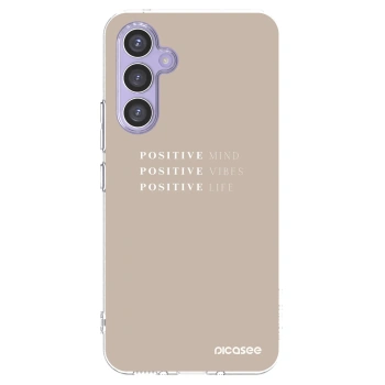 Picasee silikonový průhledný obal pro Samsung Galaxy A54 5G A546B - Positive Vibes