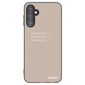 Picasee silikonový černý obal pro Samsung Galaxy A14 5G A146P - Positive Vibes