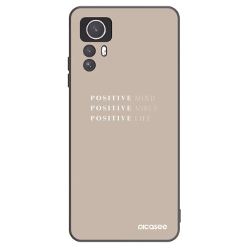 Picasee silikonový černý obal pro Xiaomi Redmi Note 12S - Positive Vibes