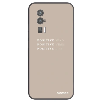 Picasee silikonový černý obal pro Xiaomi Poco F5 Pro 5G - Positive Vibes