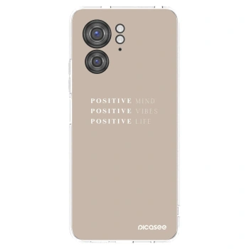 Picasee silikonový průhledný obal pro Motorola Edge 40 - Positive Vibes