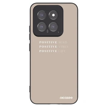 Picasee silikonový černý obal pro Xiaomi 14 - Positive Vibes