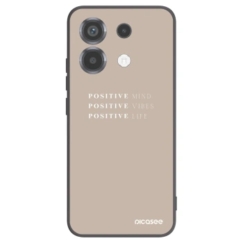 Picasee silikonový černý obal pro Xiaomi Poco X6 - Positive Vibes