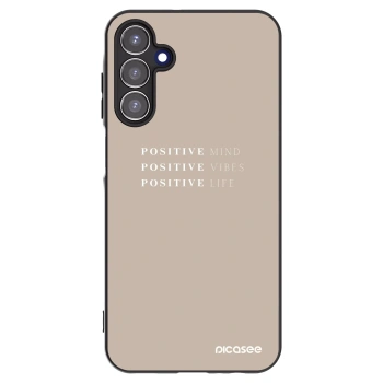 Picasee silikonový černý obal pro Samsung Galaxy A15 A155F 4G - Positive Vibes