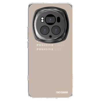 Picasee silikonový průhledný obal pro Honor Magic6 Pro - Positive Vibes