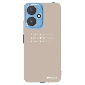 Picasee silikonový průhledný obal pro Xiaomi Redmi 13C 5G - Positive Vibes