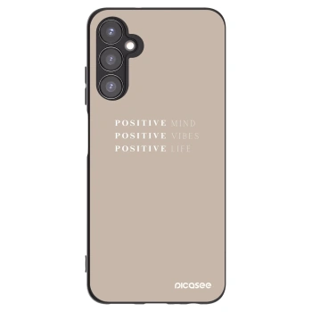 Picasee silikonový černý obal pro Samsung Galaxy A05s A057G - Positive Vibes