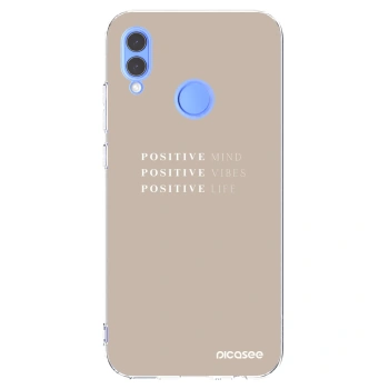 Picasee silikonový průhledný obal pro Huawei P Smart 2019 - Positive Vibes