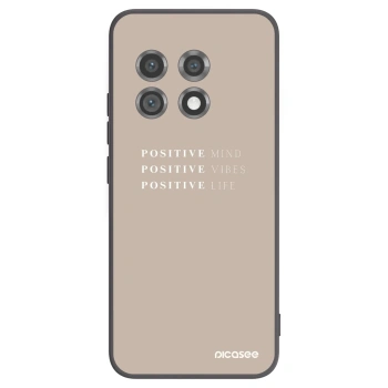 Picasee silikonový černý obal pro OnePlus 11 5G - Positive Vibes