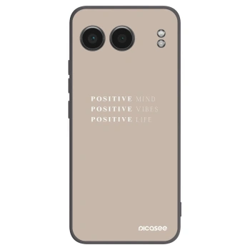 Picasee silikonový černý obal pro OnePlus Nord 4 - Positive Vibes