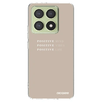 Picasee silikonový průhledný obal pro Xiaomi 14T - Positive Vibes