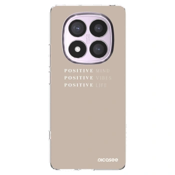 Picasee silikonový průhledný obal pro Xiaomi Redmi Note 14 Pro 5G - Positive Vibes
