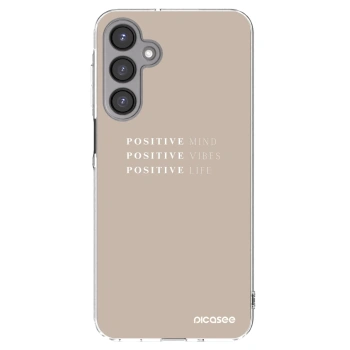 Picasee silikonový průhledný obal pro Samsung Galaxy A16 5G - Positive Vibes