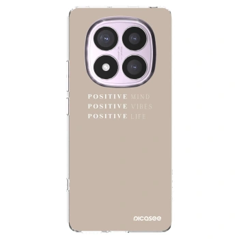 Picasee silikonový průhledný obal pro Xiaomi Redmi Note 14 Pro 4G - Positive Vibes