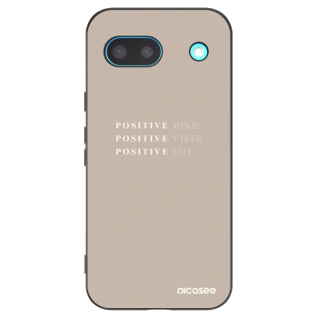 Picasee silikonový černý obal pro Google Pixel 8a - Positive Vibes