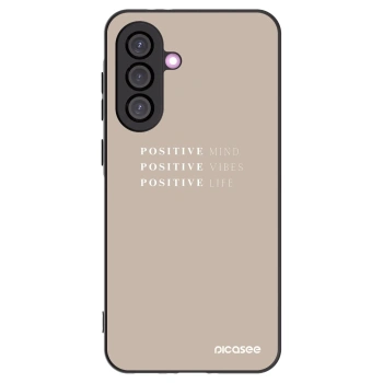 Picasee silikonový černý obal pro Samsung Galaxy A56 5G A566B - Positive Vibes