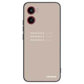 Picasee silikonový černý obal pro Motorola Moto G05 - Positive Vibes