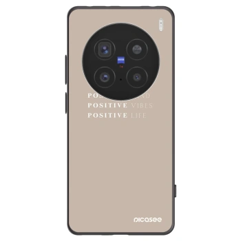 Picasee silikonový černý obal pro Vivo X200 Pro - Positive Vibes