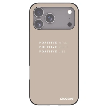 Picasee silikonový černý obal pro Apple iPhone 17 Pro Max - Positive Vibes