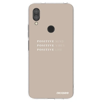 Picasee silikonový průhledný obal pro Xiaomi Redmi 7 - Positive Vibes